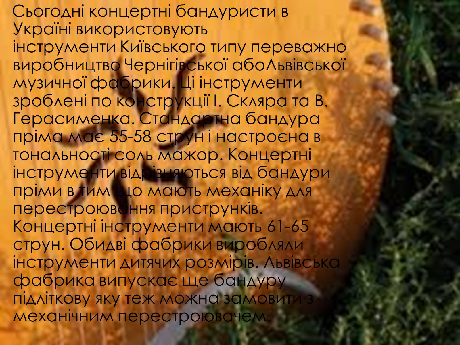 Презентація на тему «Бандура» - Слайд #14 Презентація на тему «Бандура» - Слайд #14