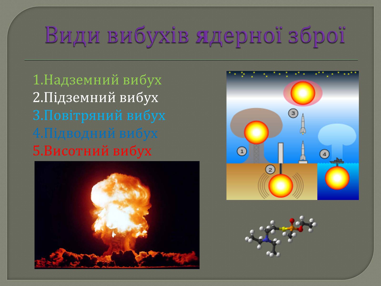 Презентація на тему «Зброя масового ураження» (варіант 1) - Слайд #11 Презентація на тему «Зброя масового ураження» (варіант 1) - Слайд #11