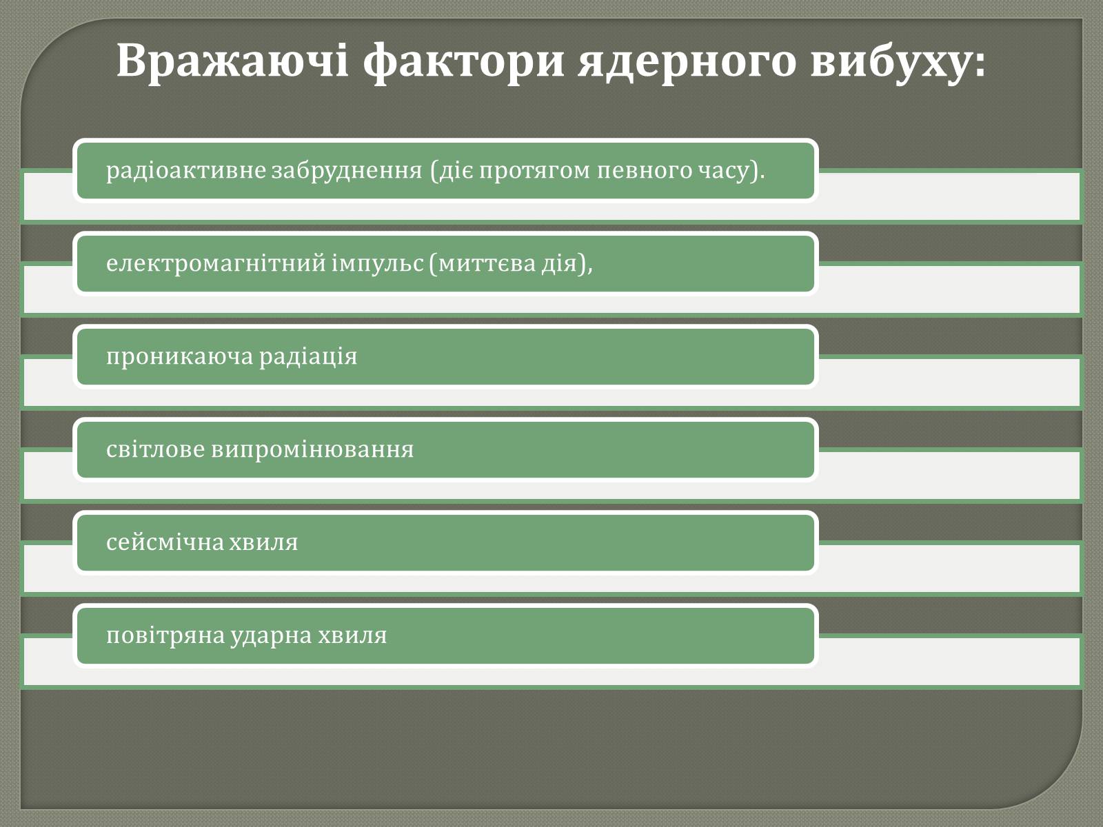 Презентація на тему «Зброя масового ураження» (варіант 1) - Слайд #5 Презентація на тему «Зброя масового ураження» (варіант 1) - Слайд #5