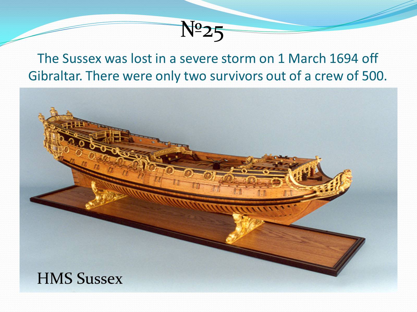 Презентація на тему «25 Greatest Maritime Disasters In History» - Слайд #2 Презентація на тему «25 Greatest Maritime Disasters In History» - Слайд #2