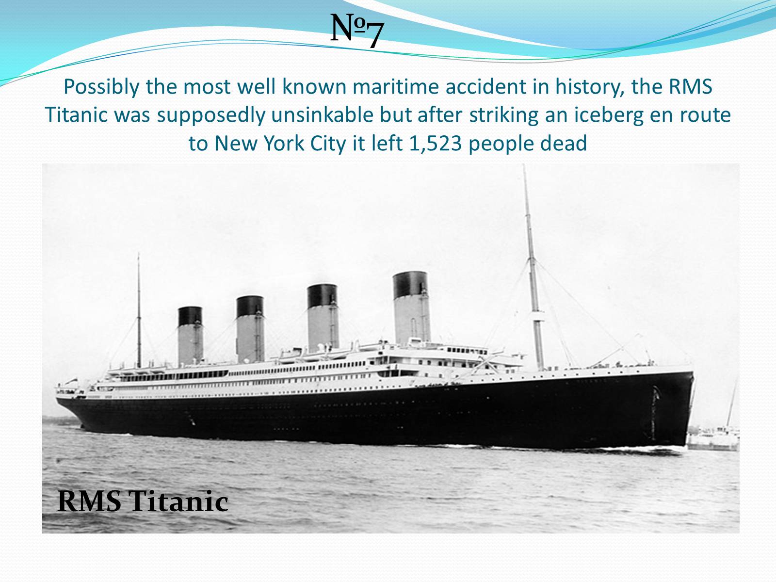 Презентація на тему «25 Greatest Maritime Disasters In History» - Слайд #20 Презентація на тему «25 Greatest Maritime Disasters In History» - Слайд #20