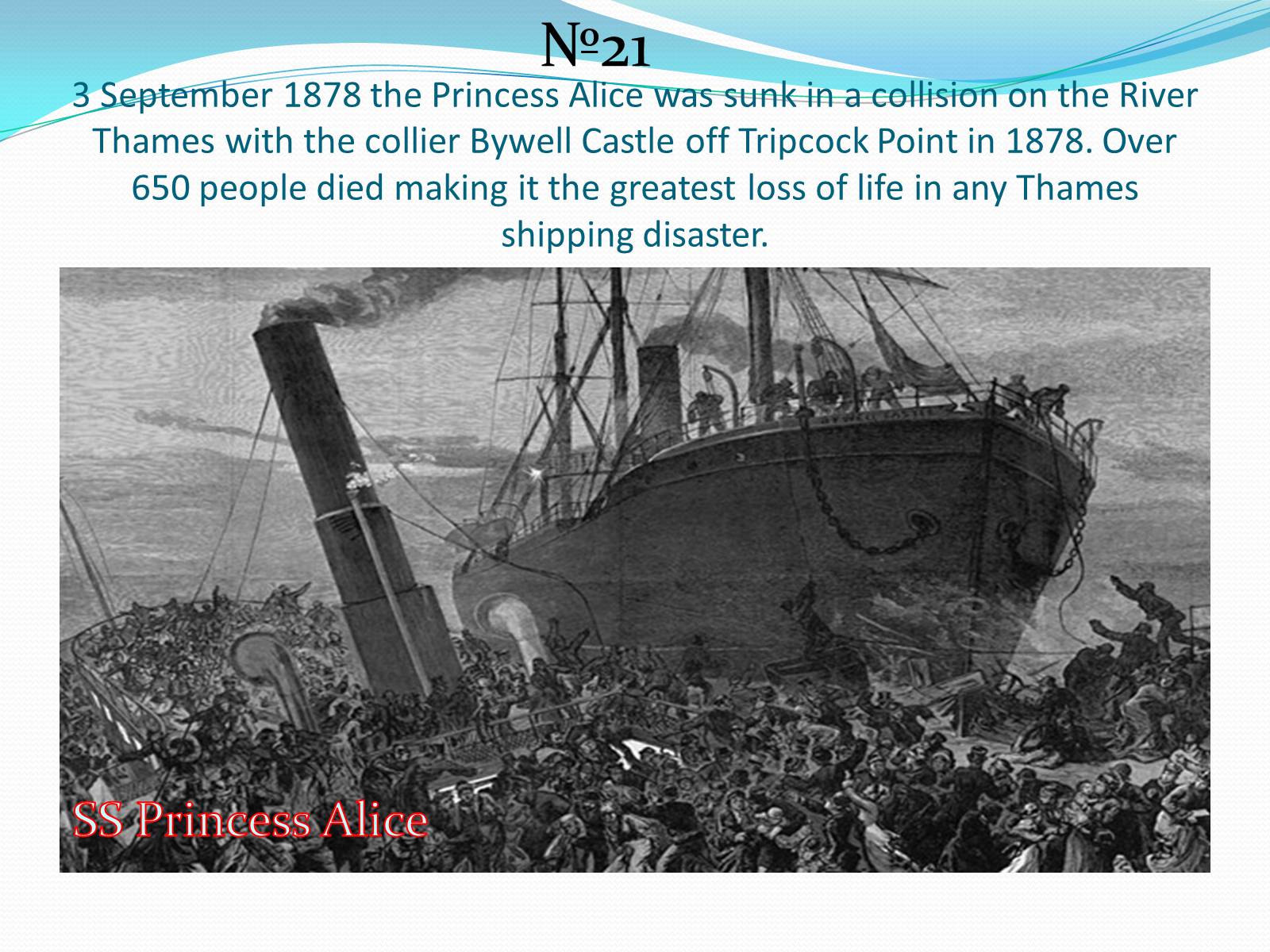 Презентація на тему «25 Greatest Maritime Disasters In History» - Слайд #6 Презентація на тему «25 Greatest Maritime Disasters In History» - Слайд #6
