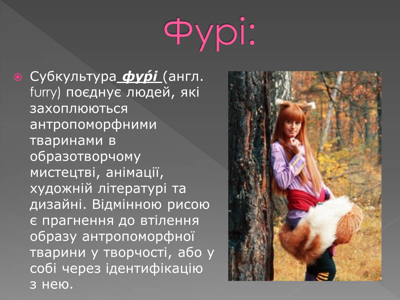 Презентація на тему «Молодіжні субкультури» (варіант 13) - Слайд #21 Презентація на тему «Молодіжні субкультури» (варіант 13) - Слайд #21