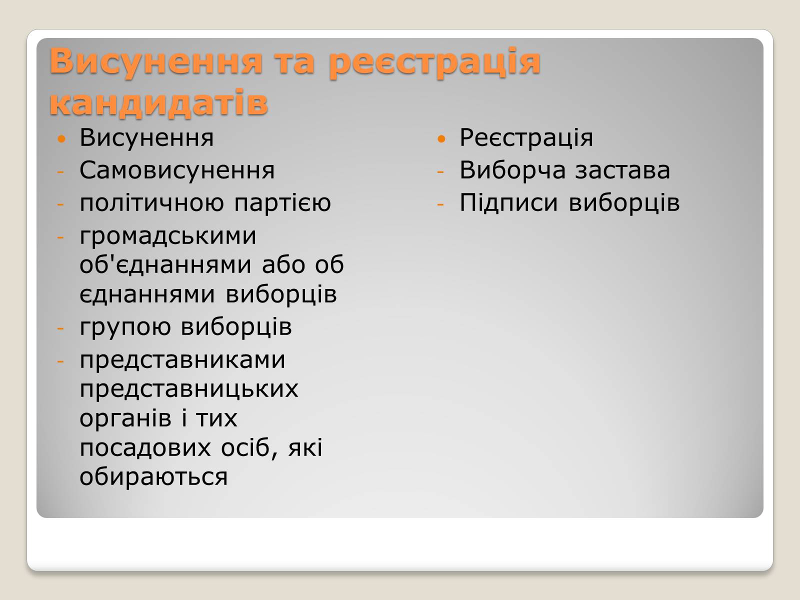 Презентація на тему «Вибори» - Слайд #12 Презентація на тему «Вибори» - Слайд #12