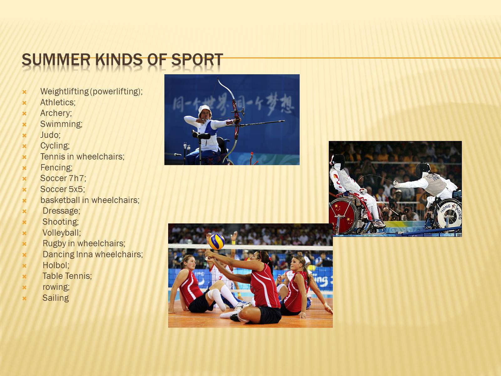 Презентація на тему «Paralympics games» - Слайд #8 Презентація на тему «Paralympics games» - Слайд #8