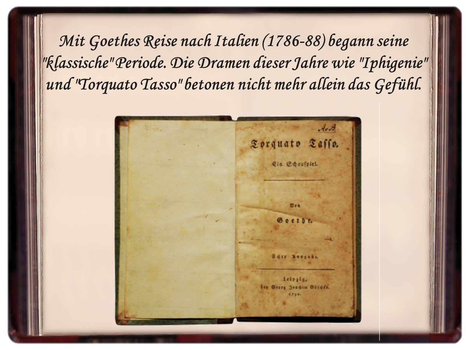 Презентація на тему «Johann Wolfgang von Goethe» (варіант 2) - Слайд #11 Презентація на тему «Johann Wolfgang von Goethe» (варіант 2) - Слайд #11
