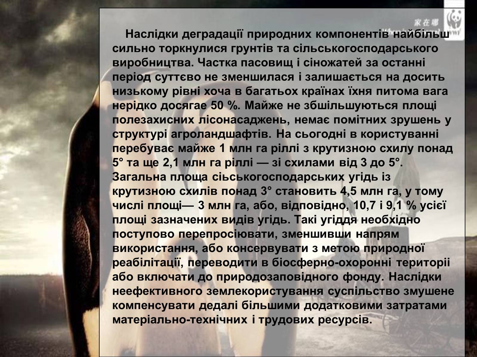 Презентація на тему «Деградація природи» (варіант 1) - Слайд #12 Презентація на тему «Деградація природи» (варіант 1) - Слайд #12