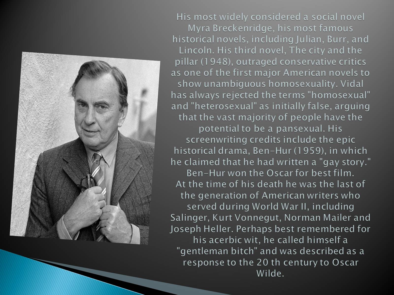 Презентація на тему «Interesting figures in American literature» - Слайд #7 Презентація на тему «Interesting figures in American literature» - Слайд #7