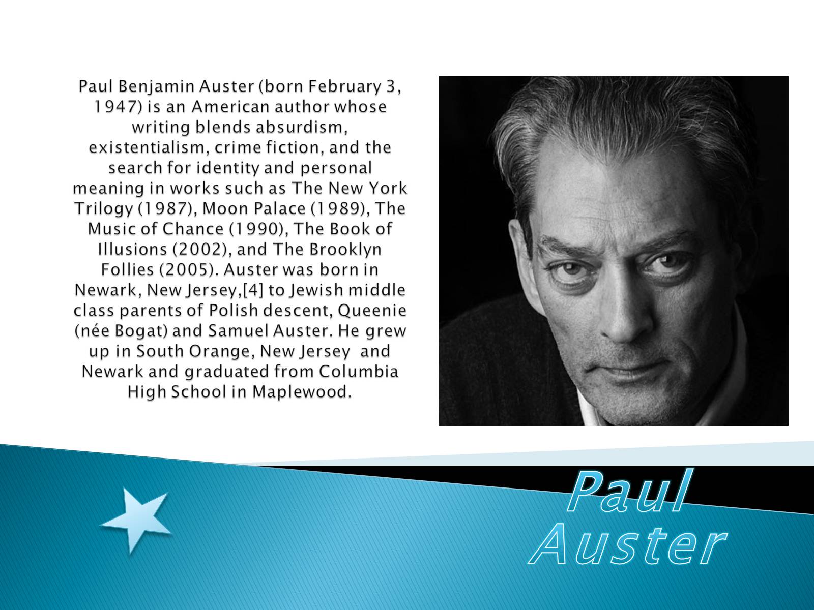 Презентація на тему «Interesting figures in American literature» - Слайд #8 Презентація на тему «Interesting figures in American literature» - Слайд #8