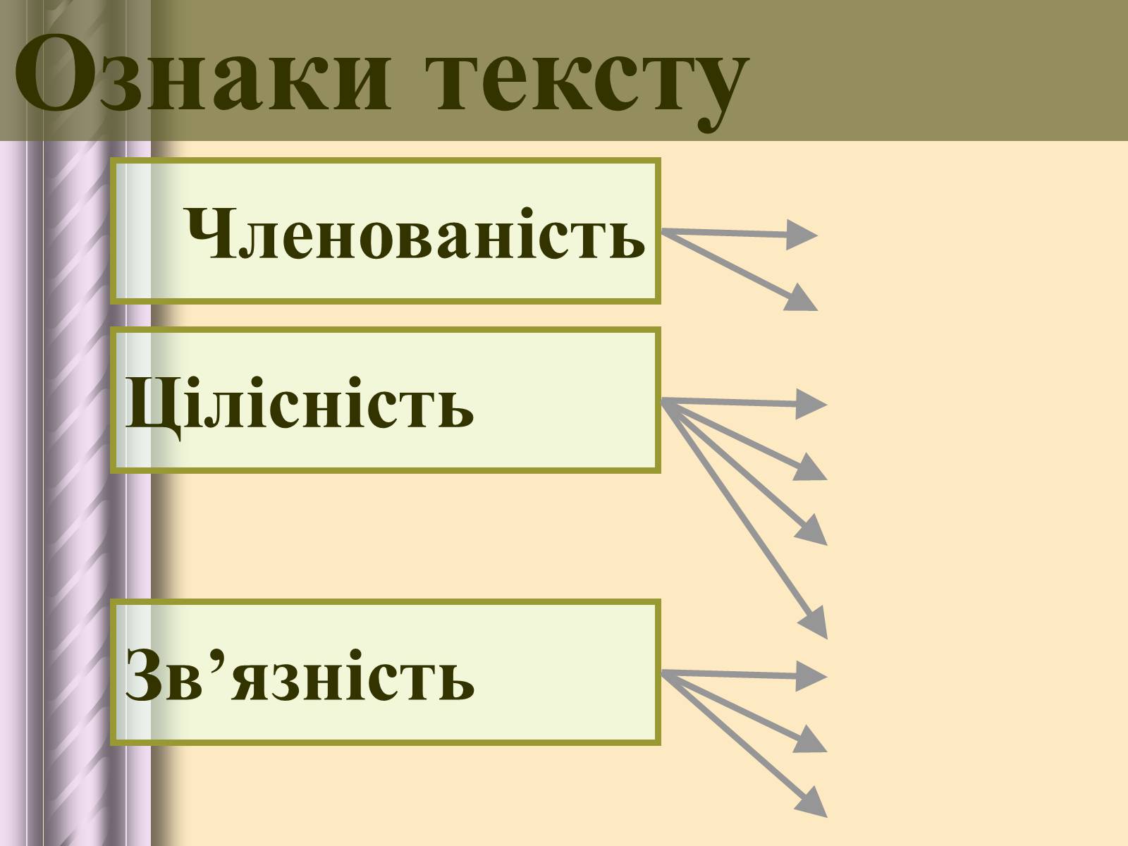 Презентація на тему «Будова тексту» - Слайд #8 Презентація на тему «Будова тексту» - Слайд #8