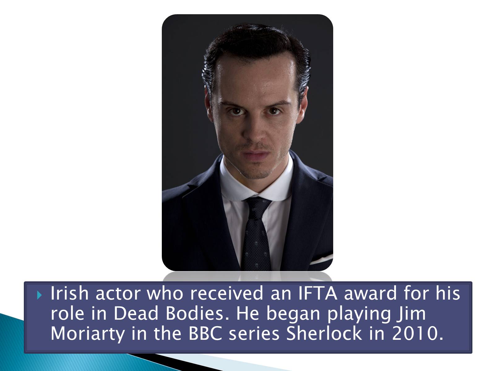 Презентація на тему «Famous people of Ireland» - Слайд #13 Презентація на тему «Famous people of Ireland» - Слайд #13