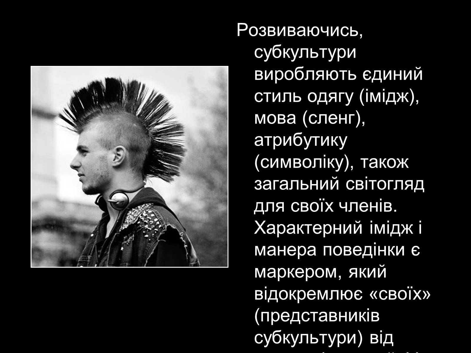 Презентація на тему «Субкультури» (варіант 2) - Слайд #5 Презентація на тему «Субкультури» (варіант 2) - Слайд #5